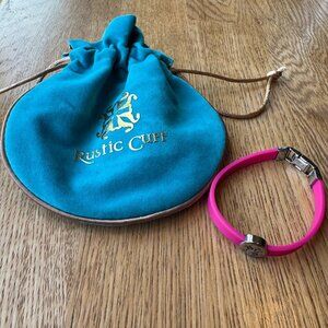 Rustic Cuff Pink Bracelet